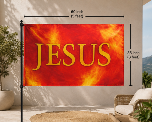 (JESUS) Christian Worship Flag