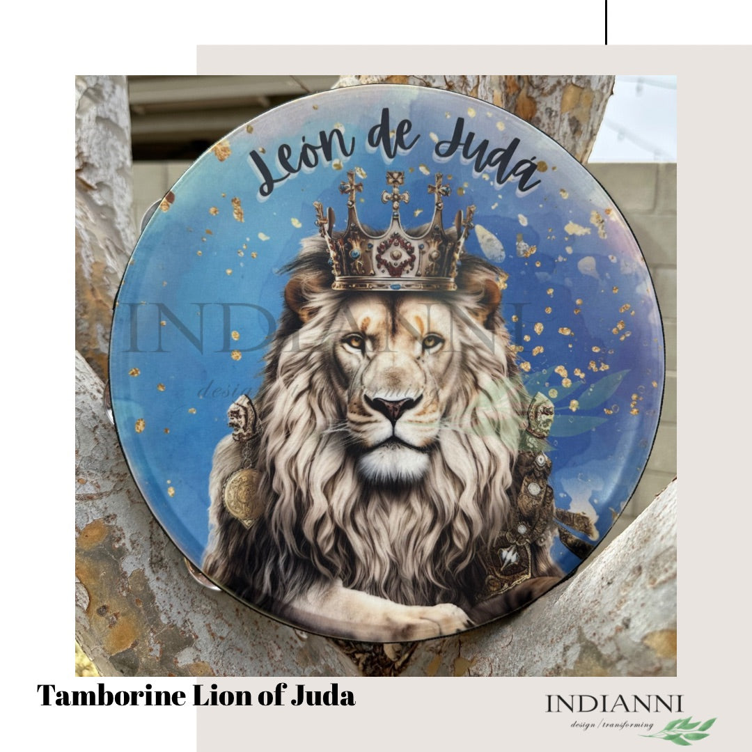 Lion of Judah Tambourine