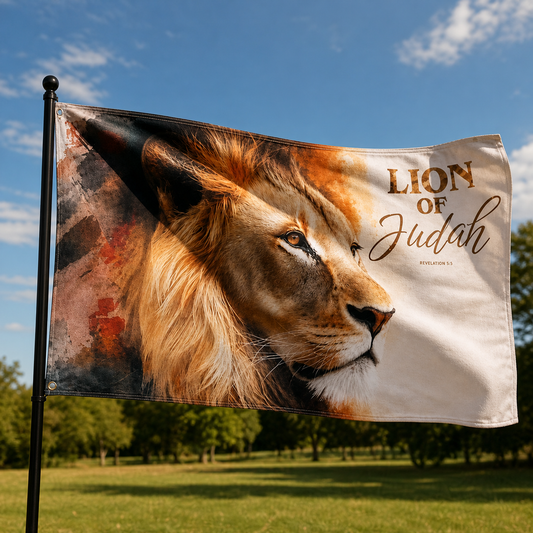 (Lion of Judah) Christian Worship Flag